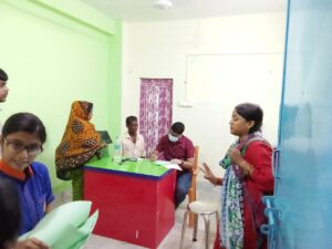 Patients Smile on the Face of Getting Blood Test at Very Low Cost at Suri SMC Clinic