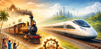 INDIAN RAILWAYS: ভারতীয় রেলের ১৭৩ বছরের যাত্রা: অতীতের বাষ্প ইঞ্জিন থেকে ভবিষ্যতের বুলেট গতির দিগন্ত!!!